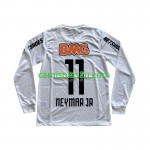 Camisolas de futebol Santos FC Neymar JR 11 Retro Equipamento Principal 2011-2012 Manga Comprida